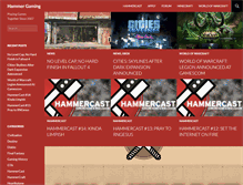 Tablet Screenshot of hammergaming.com